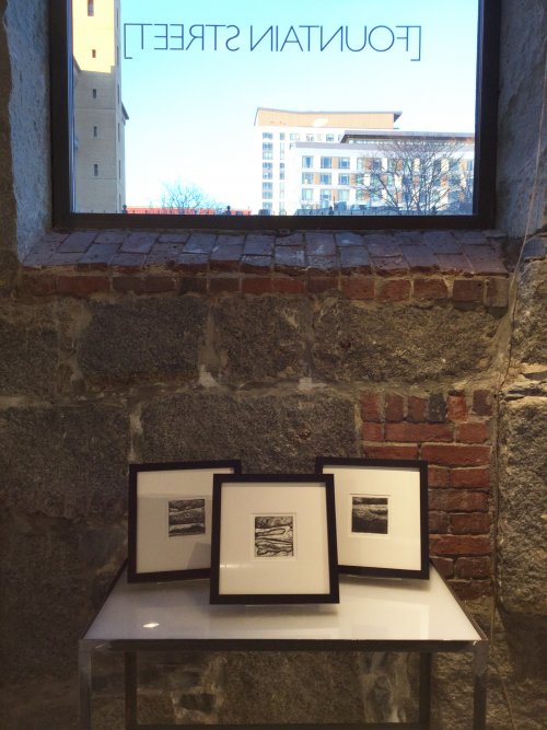 Landform prints at Fountain Street Gallery