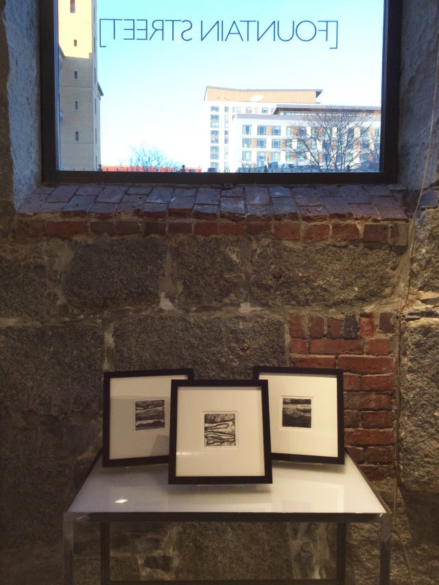 Landform prints at Fountain Street Gallery