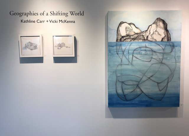 Installation view, Geographies of a Shifting World