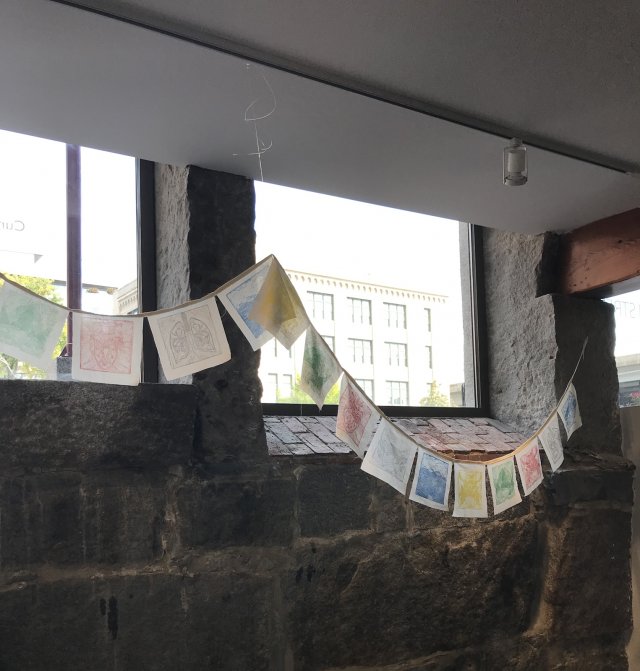 Flags at Fountain Street Gallery